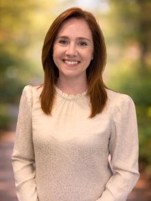 Headshot of Danielle Raleigh Carr from Egger's